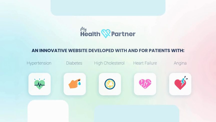 My Health Partner, the ideal partner to help patients understand their disease better and improve their everyday lifestyle!