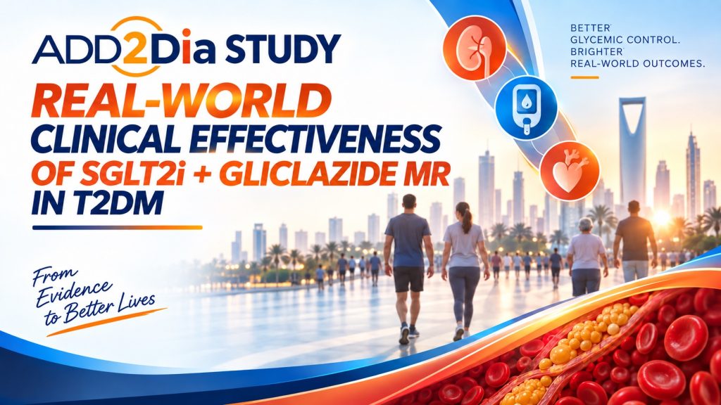 Watch the ADD2DIA overview on the real-world clinical effectiveness of adding an SGLT2 inhibitor to gliclazide MR-based therapy in T2DM.